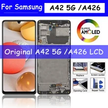 Ensemble écran tactile LCD de remplacement, 6.6 pouces, pour Samsung Galaxy A42 5G A426 A426B A426B/DS, Original=
