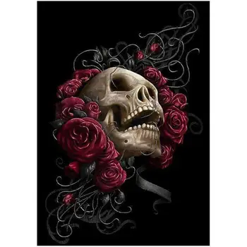 Diamond Art Painting Full Drill 5D Set Rhinestone Rose Skull Cross-Stitch Kit Handmade Kits Art
Diamond Art Painting Full Drill 5D Set Rhinestone Rose Skull Cross-Stitch Kit Handmade Kits Art
