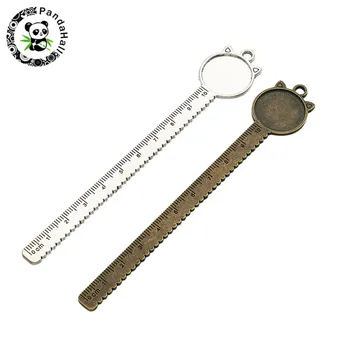 Tibetan Style Alloy Big Pendant Cabochon Settings Ruler with Cat Antique Bronze & Antique Silver Tray: 20mm,Hole: 3mm
Tibetan Style Alloy Big Pendant Cabochon Settings Ruler with Cat Antique Bronze & Antique Silver Tray: 20mm,Hole: 3mm