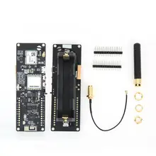 Için TTGO T-beam REV1 ESP32 868MHz GPS NEO-M8N 3 V-5 V WiFi kablosuz bluetooth Modülü 4 LED Gösterge Işığı(China)