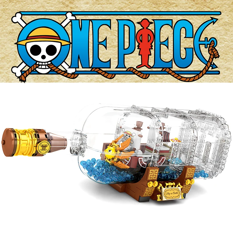 568 шт. тысяча солёных кораблей Luffy Ideas Creator Series цельный корабль строительные блоки