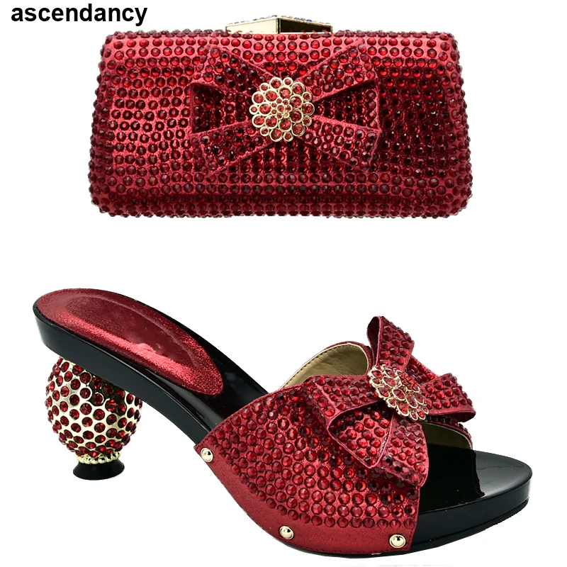 New Arrival Italian Shoe and Bag Set for Party In Women Summer High Heeled Shoes for Women Designer Shoes Women Luxury 2019
New Arrival Italian Shoe and Bag Set for Party In Women Summer High Heeled Shoes for Women Designer Shoes Women Luxury 2019
