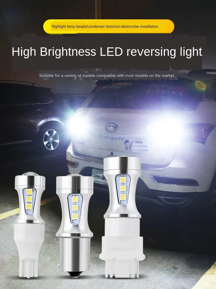 

Car Led Reversing Light Bulb 12V Super Bright Lamp Change Decoration Universal Eagle Eye Auxiliary Lamp T15 T20 1156