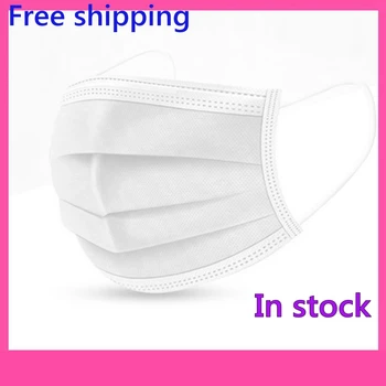 10/100/200/300/500PCS 3-layer Masks Face Mouth Masks Non Woven Disposable White Anti-Dust Meltblown cloth Mass Earloops Masks 
10/100/200/300/500PCS 3-layer Masks Face Mouth Masks Non Woven Disposable White Anti-Dust Meltblown cloth Mass Earloops Masks