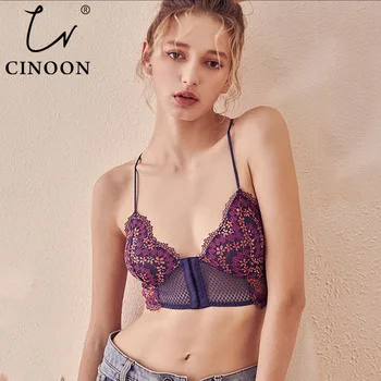 CINOON 2019 Fashion Ultra-thin Front Closure Lingerie Sexy Floral Underwear Women Flower Lace Bra Set Wireless Women bralette
CINOON 2019 Fashion Ultra-thin Front Closure Lingerie Sexy Floral Underwear Women Flower Lace Bra Set Wireless Women bralette