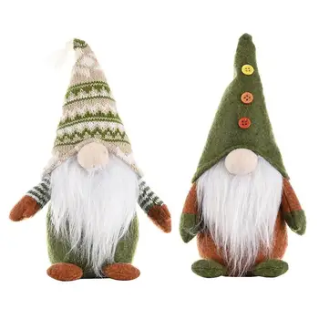 2Pcs Swedish Santa Gnome Doll Pendants Faceless Dolls Christmas Hanging Decor 
2Pcs Swedish Santa Gnome Doll Pendants Faceless Dolls Christmas Hanging Decor
