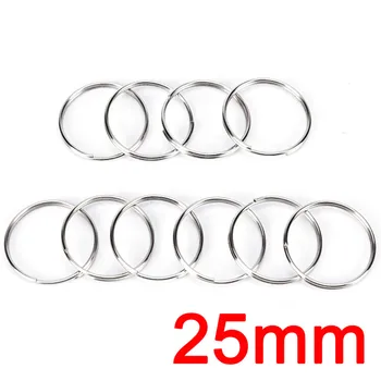 New 10pcs Nickel Hoop Ring Newest Arrival 1.2*25mm Steel Keyring Nickel Plated Steel Loop Split Key Rings
New 10pcs Nickel Hoop Ring Newest Arrival 1.2*25mm Steel Keyring Nickel Plated Steel Loop Split Key Rings