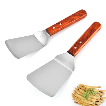 Kitchen Cooking Spatula Steak Spatula Multifunctional Stainless Steel Arrangement Spatula Wooden Handle Pizza Tools
Kitchen Cooking Spatula Steak Spatula Multifunctional Stainless Steel Arrangement Spatula Wooden Handle Pizza Tools