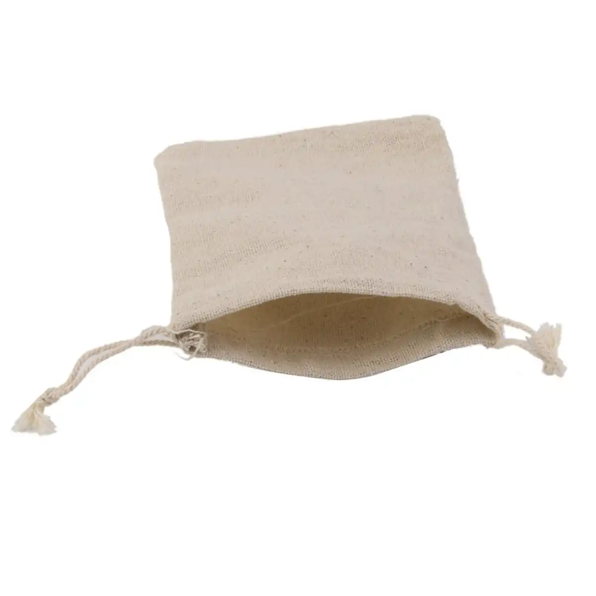 10pcs linen jute drawstring gift bags sacks party