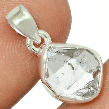Genuine Herkimer Diamond Pendant 925 Sterling Silver, Total Length : 21.5 mm, AP6926
Genuine Herkimer Diamond Pendant 925 Sterling Silver, Total Length : 21.5 mm, AP6926