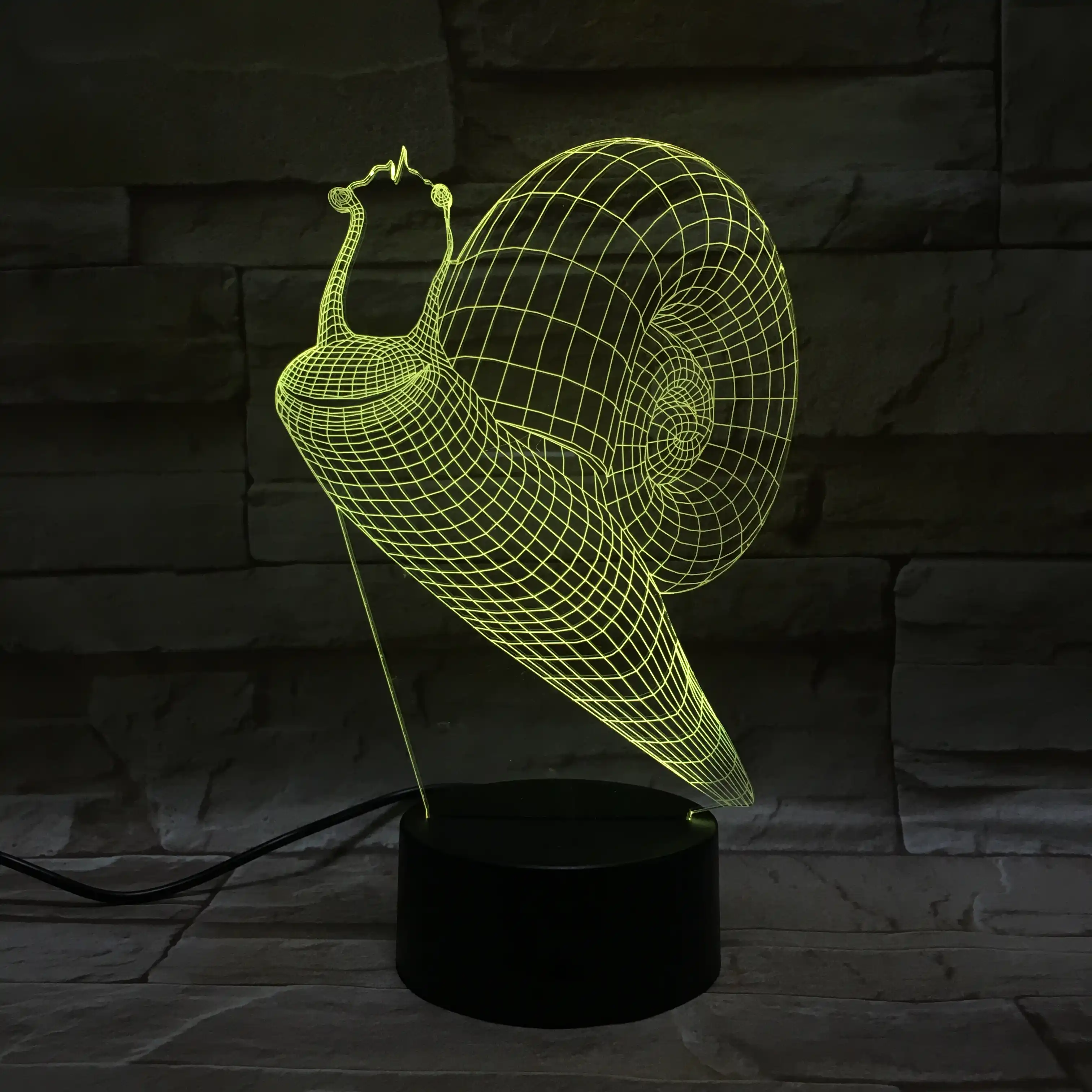 creative 3d led night lamp cute snails for bedroom decor night