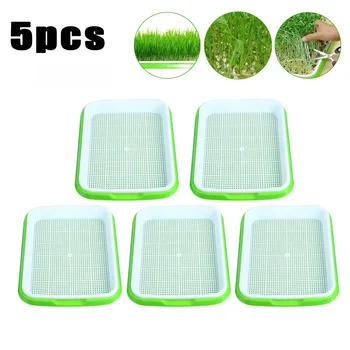 5 Pairs Hydroponics Seed Germinator Tray Seedling Double-Layer Seed Sprouter Nursery Basket Flower Plant Germination
5 Pairs Hydroponics Seed Germinator Tray Seedling Double-Layer Seed Sprouter Nursery Basket Flower Plant Germination