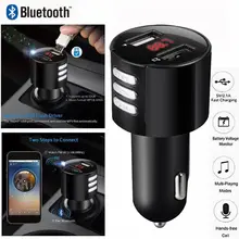 Handsfree Bluetooth 4.2 FM Transmitter Modulator Car Charger 3.1A Dual USB Handsfree Bluetooth 4.2 FM Transmitter Modulator Car Charger 3.1A Dual USB