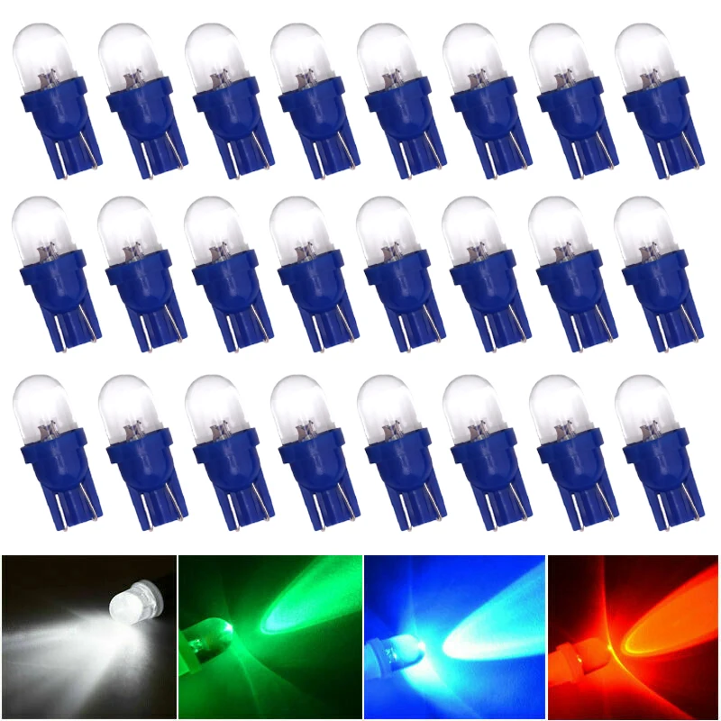 20PCS T10 W5W 194 168 Wedge LED Reading Light 1SMD Bulb Auto Car Automotive Interior Parts License Plate Lamp Dome Lighting 12V
20PCS T10 W5W 194 168 Wedge LED Reading Light 1SMD Bulb Auto Car Automotive Interior Parts License Plate Lamp Dome Lighting 12V