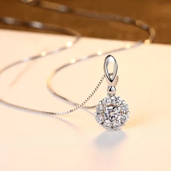 S925 Sterling Silver Necklace Micro Inlaid Zircon Simple Diamond Jewelry Women's Silver Accessories 925sterling silver necklace
S925 Sterling Silver Necklace Micro Inlaid Zircon Simple Diamond Jewelry Women's Silver Accessories 925sterling silver necklace