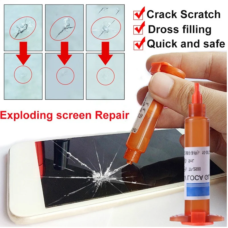 1pcs UV Glue Optical Clear Adhesive UV Glue Cell Phone Repair Tool for Mobile Phone Touch Screen Repair
1pcs UV Glue Optical Clear Adhesive UV Glue Cell Phone Repair Tool for Mobile Phone Touch Screen Repair
