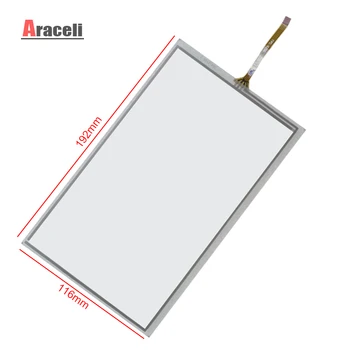 New 8 inch 4 line 192*116mm resistive touch screen panel for car DVD GPS navigation
New 8 inch 4 line 192*116mm resistive touch screen panel for car DVD GPS navigation