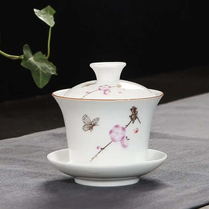Ceramic Gaiwan Tea Set Tea Tureen Chinese Kungfu Tea Cups Porcelain Tea Bowl Ware Tureen Ceramics Teacups Tea Pots Gai Wan Sets
Ceramic Gaiwan Tea Set Tea Tureen Chinese Kungfu Tea Cups Porcelain Tea Bowl Ware Tureen Ceramics Teacups Tea Pots Gai Wan Sets