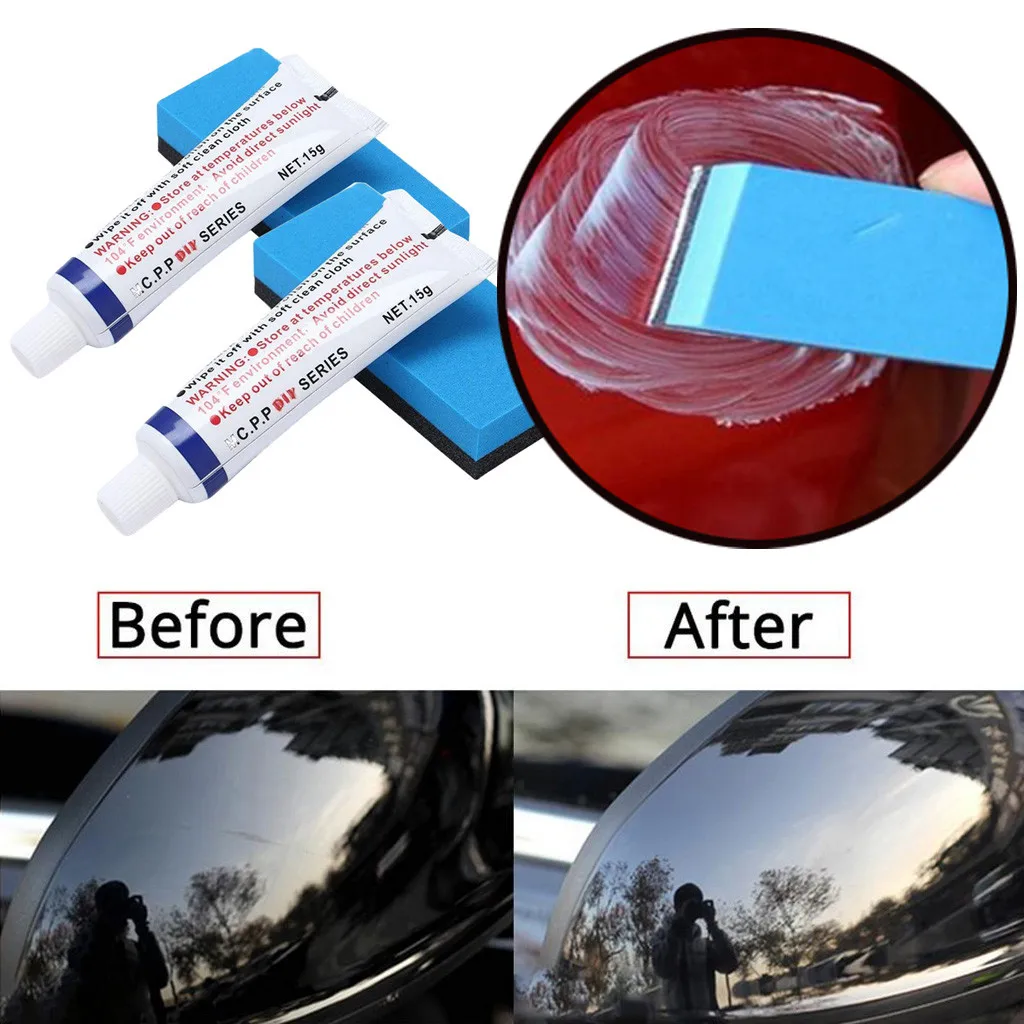 2PCS Car Scratch Paint Care Body Polishing Scratching Paste Repair Agent restore luster color activity decomposition grind 8X
2PCS Car Scratch Paint Care Body Polishing Scratching Paste Repair Agent restore luster color activity decomposition grind 8X