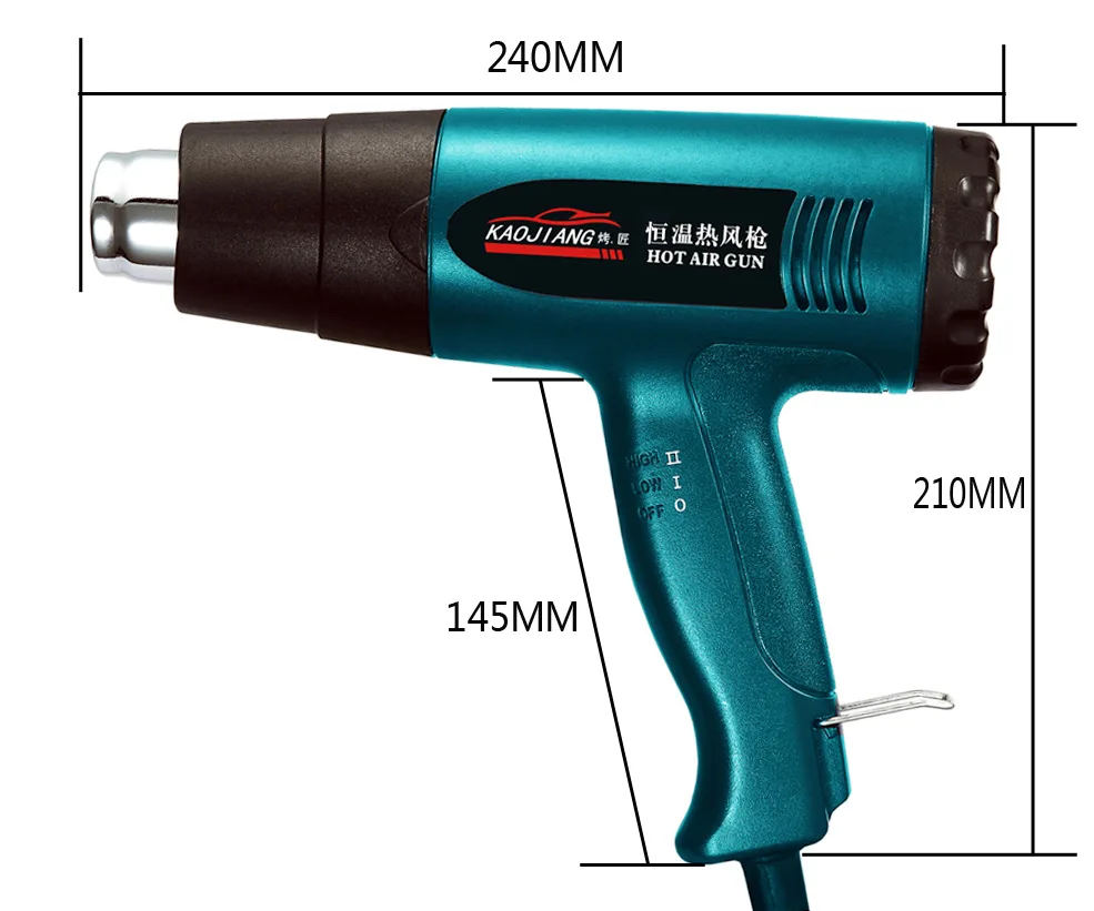 Direct Selling High Quality Constant Temperature Heat Gun General Thermostat Variety of Options for 1800W Stun Gun Plastic Coax
Direct Selling High Quality Constant Temperature Heat Gun General Thermostat Variety of Options for 1800W Stun Gun Plastic Coax