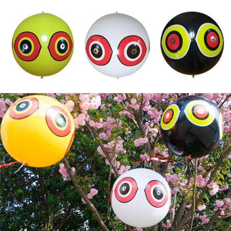 Bird Repellent Scare Eye Balloons Stops Pest Bird Problems Pest Controller Visual Deterrent Farm Orchard Protector
Bird Repellent Scare Eye Balloons Stops Pest Bird Problems Pest Controller Visual Deterrent Farm Orchard Protector