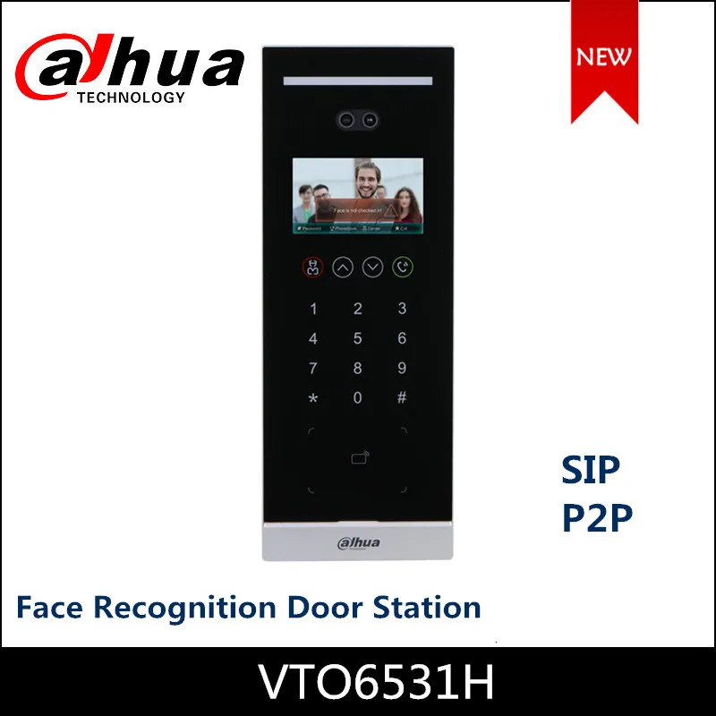 Dahua распознавание лица дверная станция VTO6531H 4 3-дюймовый IPS дисплей Поддержка