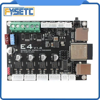 FYSETC E4 board with built-in Wi-Fi and Bluetooth 4 pcs TMC2209 240MHz 16M flash 3D printer control board based for 3D printer
FYSETC E4 board with built-in Wi-Fi and Bluetooth 4 pcs TMC2209 240MHz 16M flash 3D printer control board based for 3D printer