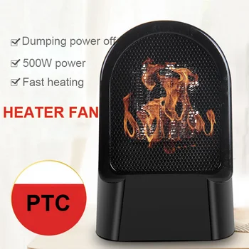 Electric Fan Heater Small Portable PTC Ceramic Heating Personal Space Warmer for Home Office 500W
Electric Fan Heater Small Portable PTC Ceramic Heating Personal Space Warmer for Home Office 500W