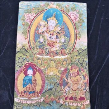 China old Tibet silk Thang ka like hanging painting fengshui Tibetan Holy Buddha Lata Guanyin God statue portrait
China old Tibet silk Thang ka like hanging painting fengshui Tibetan Holy Buddha Lata Guanyin God statue portrait