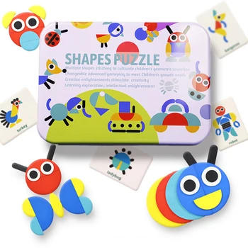 Early Education Jigsaw Wooden Shape Puzzle Intellectual Development For Kids Montessori Puzzle Sorting and Stacking Games Toy 
Early Education Jigsaw Wooden Shape Puzzle Intellectual Development For Kids Montessori Puzzle Sorting and Stacking Games Toy