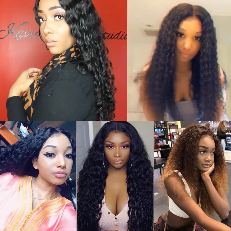 13x4 Lace Front Wigs For Black Women Brazilian Water Wave Pre Plucked Human Remy Hair Wig Natural Color Hairline 130% Density 13x4 Lace Front Wigs For Black Women Brazilian Water Wave Pre Plucked Human Remy Hair Wig Natural Color Hairline 130% Density