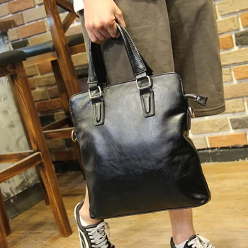 Men's Bag Soft Leather Handbag Vertical Fashion Casual Men's Shoulder Messenger Bag Briefcase for Youth
Men's Bag Soft Leather Handbag Vertical Fashion Casual Men's Shoulder Messenger Bag Briefcase for Youth