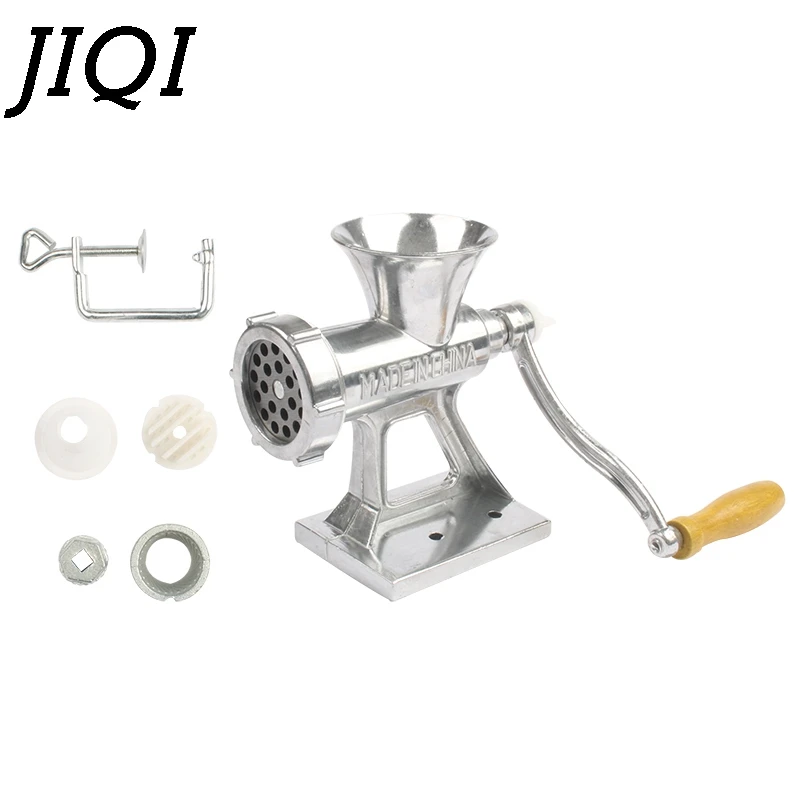 Manual Meat Grinder Slicer Mincer Noodles Pasta Maker Sausage Stuffer Filler Hand-Crank Kitchen Spice Miller Vegetable Cutter | Бытовая