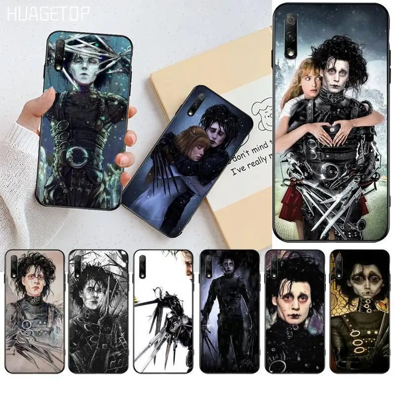 HUAGETOP Edward Scissorhands Black Cell Phone Case for Huawei Honor 30 20 10 9 8 8x 8c v30 Lite view pro | Мобильные телефоны и