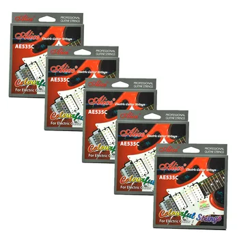 5 Sets Alice AE535C-SL Colorful Super Light Professional Electric Guitar Strings 6-string Set
5 Sets Alice AE535C-SL Colorful Super Light Professional Electric Guitar Strings 6-string Set