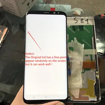 For samsung galaxy s8 plus G955 G955F LCD Display and Touch Screen Digitizer with Fine point Original Amoled lcd Assembly Parts
For samsung galaxy s8 plus G955 G955F LCD Display and Touch Screen Digitizer with Fine point Original Amoled lcd Assembly Parts