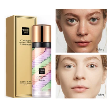 Three-color Mixed Isolation Lotion Fill Pores Brightening Skin Foundation Primer Base Makeup Concealer Liquid RECOMMEN
Three-color Mixed Isolation Lotion Fill Pores Brightening Skin Foundation Primer Base Makeup Concealer Liquid RECOMMEN