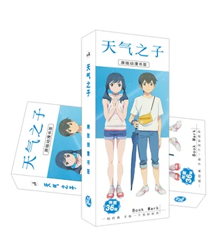 36Pcs/Set Anime Weathering With You Paper Bookmark DIY Cartoon Bookmarks Book Holder Message Card Fans Gift
36Pcs/Set Anime Weathering With You Paper Bookmark DIY Cartoon Bookmarks Book Holder Message Card Fans Gift