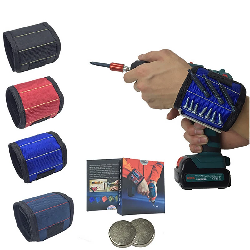 Wristband Tool Storage Bag Repair Tool Magnets Bangles Scissors Screws Nails Screws Drill Holder Holding Repair Storage Bag
Wristband Tool Storage Bag Repair Tool Magnets Bangles Scissors Screws Nails Screws Drill Holder Holding Repair Storage Bag