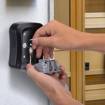 4 Digit Combination Lock Box Wall Mount Key Safe House Key Storage Lock Box Outdoor Key Safe Lock Box
4 Digit Combination Lock Box Wall Mount Key Safe House Key Storage Lock Box Outdoor Key Safe Lock Box