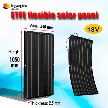 JingyangSolar ETFE 100W flexible solar panel cell for RV caravan solar energy systems panel
JingyangSolar ETFE 100W flexible solar panel cell for RV caravan solar energy systems panel