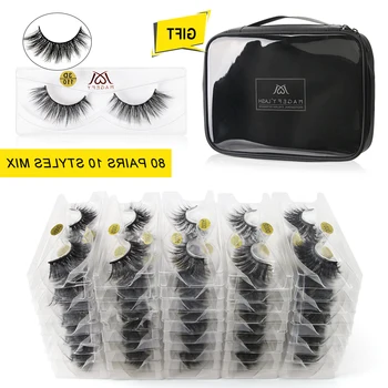 Mix 30/50/80 PCS Lashes In Bulk 3d Mink Lashes Natural Mink Eyelashes Wholesale False Eyelashes Makeup Lashes Free Storage Bag
Mix 30/50/80 PCS Lashes In Bulk 3d Mink Lashes Natural Mink Eyelashes Wholesale False Eyelashes Makeup Lashes Free Storage Bag