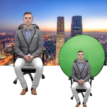 Green Screen Backdrops Photography Background Portable Fold Reflector for Live Broadcast YouTube Video Studio Round 142cm 56inch
Green Screen Backdrops Photography Background Portable Fold Reflector for Live Broadcast YouTube Video Studio Round 142cm 56inch