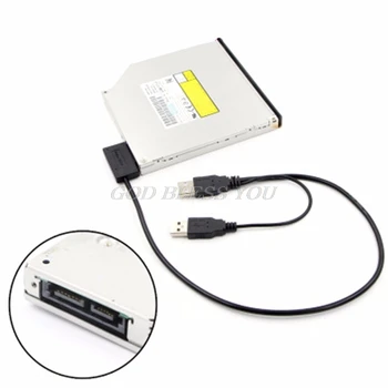 USB 2.0 Type A To 13Pin(7+6) SATA Adapter Cable External Power For CD-ROM DVD-ROM Drop Shipping
USB 2.0 Type A To 13Pin(7+6) SATA Adapter Cable External Power For CD-ROM DVD-ROM Drop Shipping