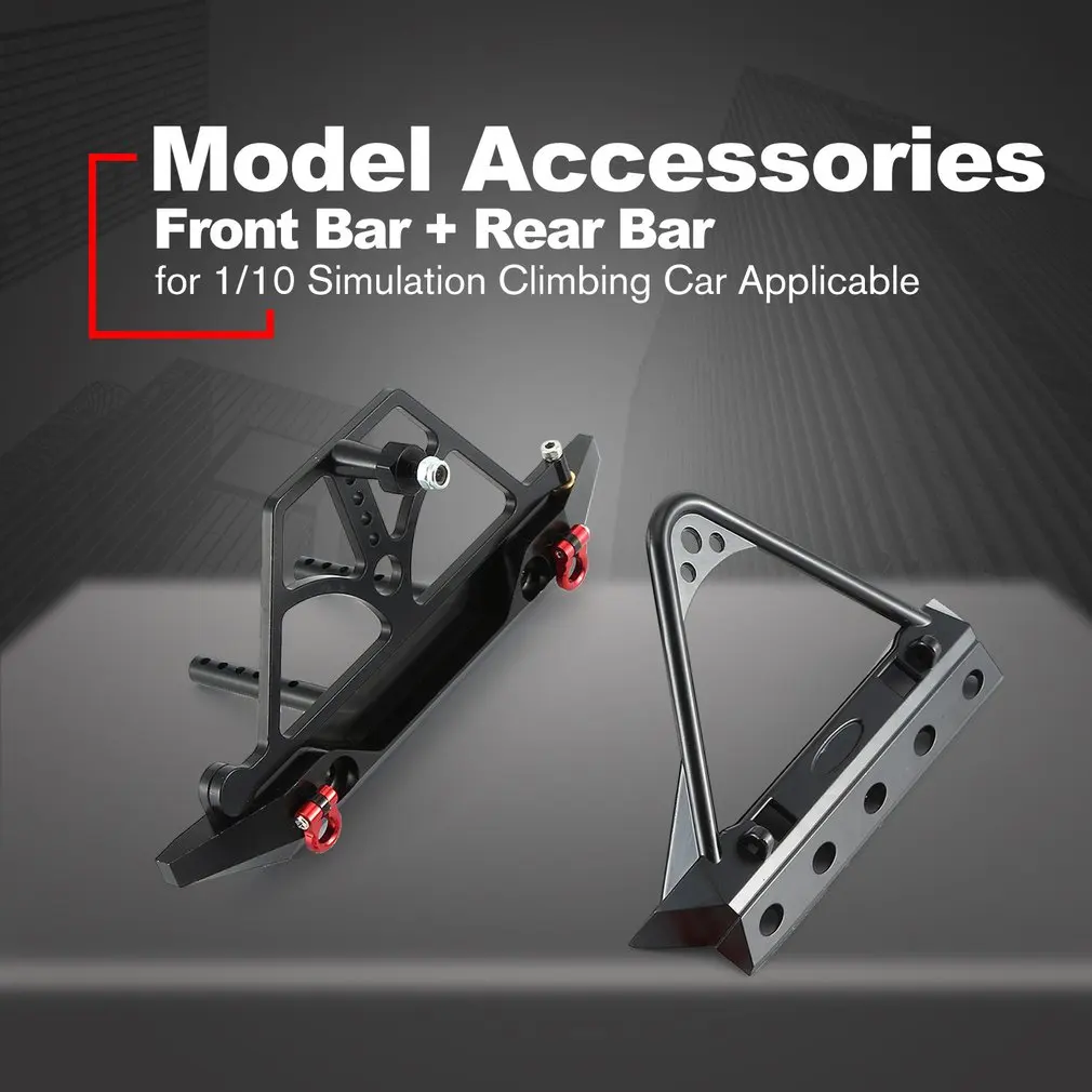 1/10 simulation climbing car front bumper + rear bumper TRX4 / SCX10 / 90046 suitable for Stinger front bumper
1/10 simulation climbing car front bumper + rear bumper TRX4 / SCX10 / 90046 suitable for Stinger front bumper