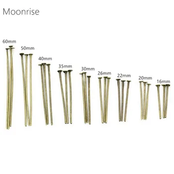 100-200Pcs 16 20 25 30 35 40 45 50 55 60mm Flat Head Pins Gold/Silver/Rhodium Metal Head Pins For Jewelry Making Findings
100-200Pcs 16 20 25 30 35 40 45 50 55 60mm Flat Head Pins Gold/Silver/Rhodium Metal Head Pins For Jewelry Making Findings