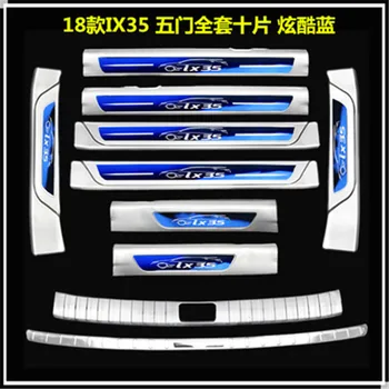 Stainless Ste Rear bumper Protector Sill Scuff Plate/Door Sill Protector Sticker For Hyundai IX35 2018 10PCS
Stainless Ste Rear bumper Protector Sill Scuff Plate/Door Sill Protector Sticker For Hyundai IX35 2018 10PCS