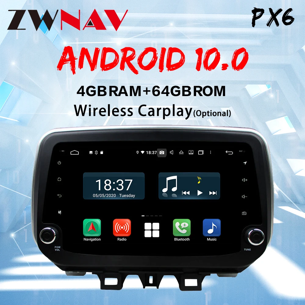 android 10.0 Car Radio GPS Navigation For Hyundai Tucson 2018 2019 2020 Head Unit 4+64G PX6 DSP CARPLAY stereo audio video
android 10.0 Car Radio GPS Navigation For Hyundai Tucson 2018 2019 2020 Head Unit 4+64G PX6 DSP CARPLAY stereo audio video