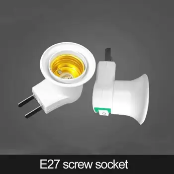 Practical White E27 LED Lamp EU Plug Socket Adapter Converter Bracket On / Off For Bulb Garden Decoration Home Decor
Practical White E27 LED Lamp EU Plug Socket Adapter Converter Bracket On / Off For Bulb Garden Decoration Home Decor