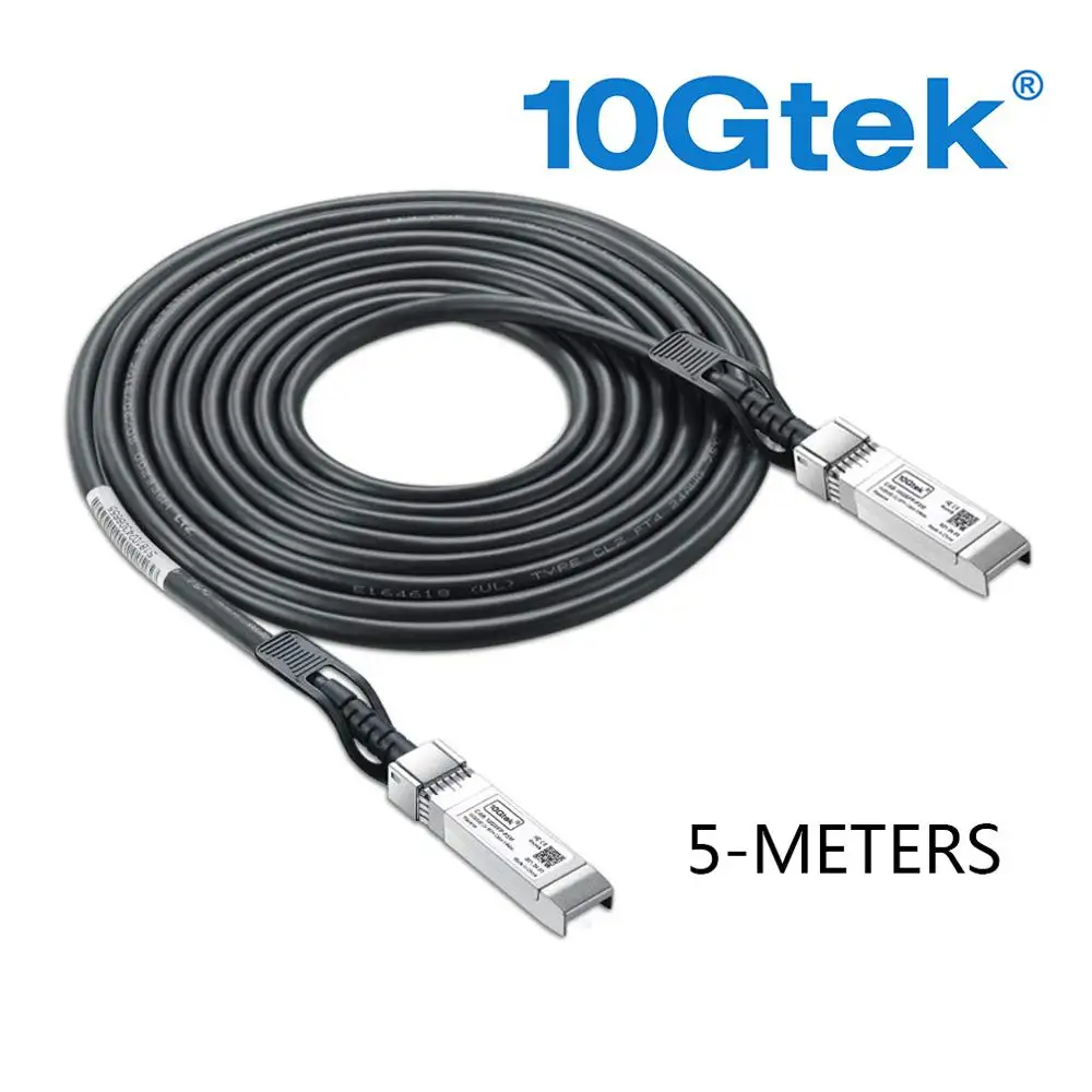 for Juniper 10Gtek 5M SFP+ DAC Cable 10GBASE-CU Passive Direct Attach Copper Twinax SFP DAC Cable 30AWG 3 years 500CM
for Juniper 10Gtek 5M SFP+ DAC Cable 10GBASE-CU Passive Direct Attach Copper Twinax SFP DAC Cable 30AWG 3 years 500CM